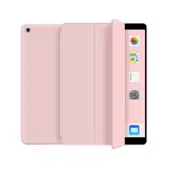 Falabella Estuche Protector iPad 10.2 7, 8 y 9 Gen + Vidrio Ceramico - Rosado oferta