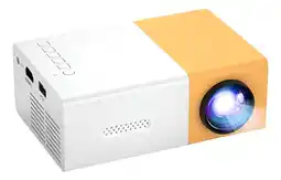 Falabella Mini proyector LED portátil Bluemos 1080p Yg300 Hdmi color amarillo oferta