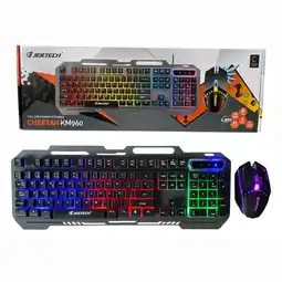 Falabella Combo Teclado Mouse Gaming Base Aluminio Retroiluminado Rgb oferta