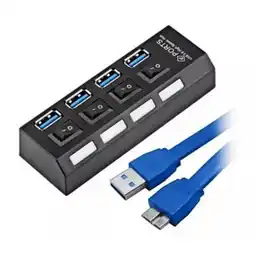 Falabella Hub Multipuerto Usb 3.0 Switch Independiente oferta