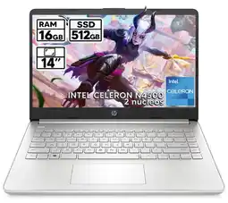Falabella PORTATIL 14 INTEL CELERON N4500 16GB RAM 512GB SSD PANTALLA 14 LED HD oferta