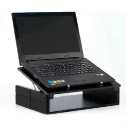 Falabella Soporte Graduable A 5 Alturas Para Potatil Laptop Negro oferta