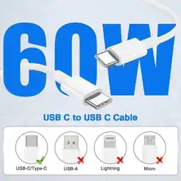 Falabella Cable Usb Tipo C, Datos, Carga Rápida, 2 Metros Blanco oferta