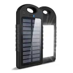 Falabella Cargador Panel Solar + Lampara Bank Usb oferta