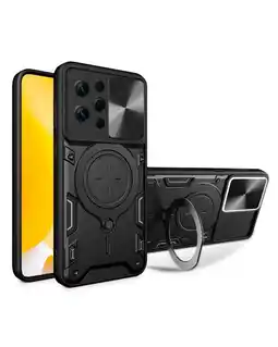 Falabella Funda Prot Camara Con Soporte Compatible Xiaomi Redmi 12 Negro oferta