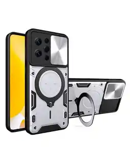 Falabella Funda Prot Camara Con Soporte Compatible Xiaomi Redmi 12 Gris oferta