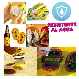 Falabella Papel Adhesivo dorado A4 imprimible y resistente al agua x 20 hojas oferta