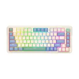 Falabella TECLADO UCAL PRO K673CPG-RGB-PRO-SP BLANCOAZUL oferta