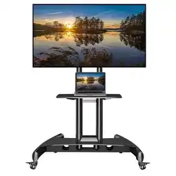 Falabella Soporte TV Móvil de Piso Nb North Bayou Ava 1500 32 a 65 Color Negro oferta