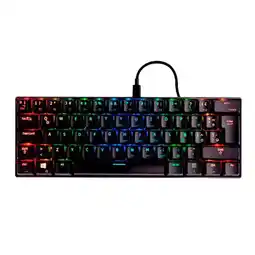 Falabella Teclado gamer alambrico vsg Mintaka Negro Kailh Azul rgb oferta