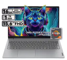 Falabella Portatil V15 G4 Ryzen 5 7520U 16gb Ram 1tb Ssd 15.6 FHD Gris oferta