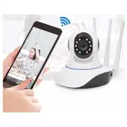Falabella Cámara Robótica IP WiFi HD Con 3 Antenas Y Rotación 360° oferta