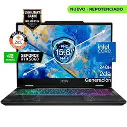 Falabella Portátil Gamer CYBORG Intel Core i7 RAM 16GB SSD 2TB RTX 5060 8GB 144Hz oferta