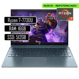 Falabella PORTATIL 15 - AMD RYZEN 7 7730U - RAM 16GB DDR4 - 512GB SSD - WIN11 oferta