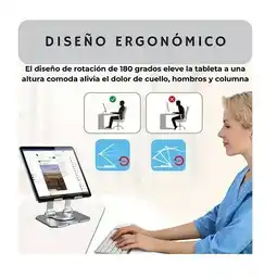 Falabella Soporte metálico ajustable 360° para laptop y tablet oferta