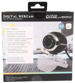 Falabella Camara Web VWC101 360º Microsoft y Mac USB 3.5 mm Negro oferta