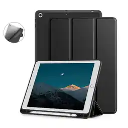 Falabella Estuche Para iPad 10.2 7, 8 y 9 Gen Con Espa + Vidrio Ceramico - Negro oferta