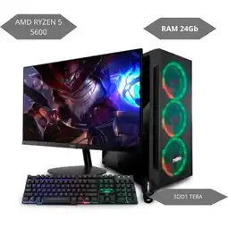 Falabella PC ESCRITORIO RYZEN 5 5600 - RAM 16 GB- SOLIDO 1 TERA oferta