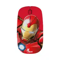 Falabella Mouse inalambrico xtm-m340im marvel iron man 1600dpi oferta