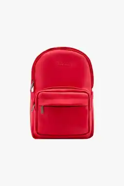 Falabella Mochila M30 de Cuero Vegano Rojo oferta