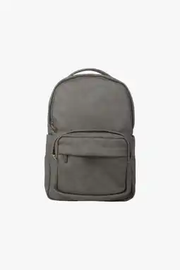 Falabella Mochila M30 de Cuero Vegano Gris oferta