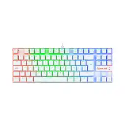 Falabella TECLADO MECÁNICO KUMARA BLANCO K552 RAINBOW SWITCHE ROJO oferta