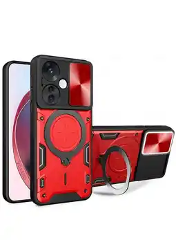 Falabella Estuche Proteccion Camara Con Soporte para Oppo Reno 11F Rojo oferta