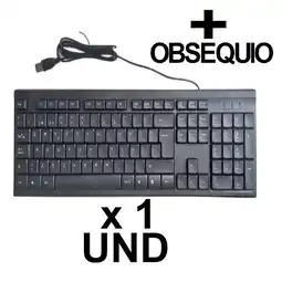 Falabella Teclado Alámbrico Anti Salpicaduras Derrames + Obsequio oferta
