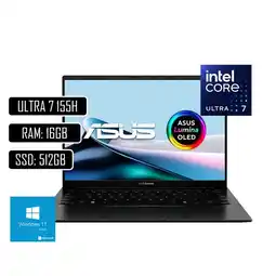 Falabella Portatil Zenbook OLED 14 Pulgadas - Intel Core ULTRA 7 155H - RAM 16GB - SSD 512GB oferta