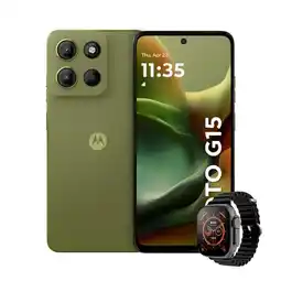 Falabella Celular G15 256GB 4GB Ram Verde + Smartwatch oferta