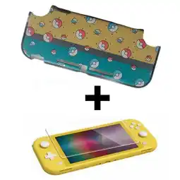 Falabella Protector Rígido De Pokebolitas + Vidrio Para Switch Lite oferta