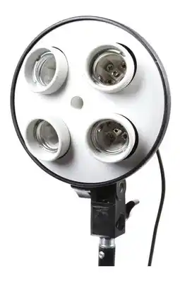 Falabella Rotula Socket Flash Para 4 Bombillos Studio Y Video oferta