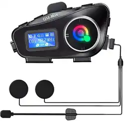 Falabella Intercomunicador Para Moto Q58 RGB Musica Bluetooth 25 Horas oferta