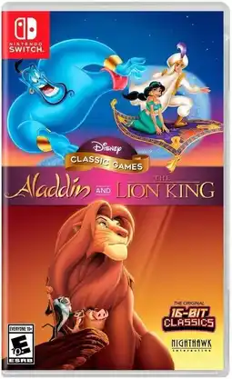 Falabella Juegos Clásicos Disney Aladino y El Rey León - Switch oferta