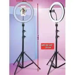 Falabella Aro Luz Led Para Fotografia Y Video 33cm Con Tripode 2.20 Mt oferta