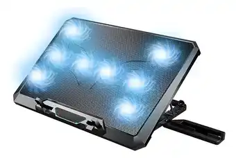 Falabella Base Refrigerante Para Portatiles Gamer F12l De 8 Ventiladores oferta