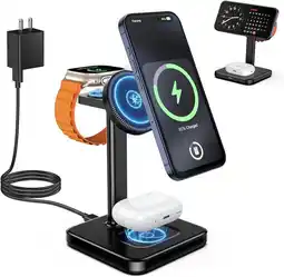 Falabella Estación De Carga Inalámbrica Magnética para Teléfono Watch Audífonos oferta