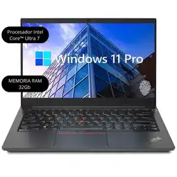Falabella THINKPAD E14 GEN 6 - CORE ULTRA 7 155H - RAM 32GB- SSD 1TERA - 14 - WIN 11 PRO oferta