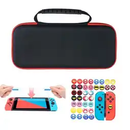 Falabella Estuche Rigido Con Mango + Vidrio + 2 Grips Para Switch oferta