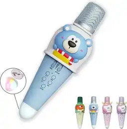 Falabella Micrófono de Karaoke Diseño de Oso Inalambrico Recargable oferta