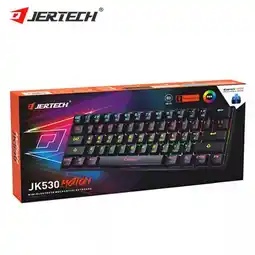 Falabella Teclado Inalámbrico Recargable Mecánico Bt Jertech JK530 Negro oferta