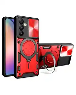 Falabella Estuche Proteccion Camara Soporte Compatible con Samsung A14 Rojo oferta