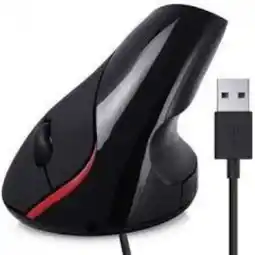 Falabella Mouse Ergonómico Vertical Óptico Usb Con Cable 5d oferta