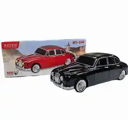 Falabella Carro Radio Parlante Jaguar Diseño Clásico con Sonido Bluetooth oferta