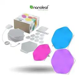 Falabella Kit x 9 luces hexagonales inteligentes Blanco oferta