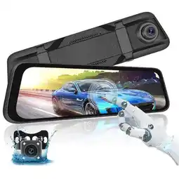 Falabella Cámara Espejo Táctil Carro 7in 1080p HD Retrovisor Reversa oferta