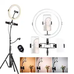 Falabella Combo Aro De Luz RGB Led Flash 26 Cm + Trípode Selfie Fotogr oferta