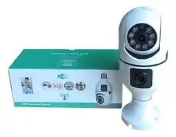 Falabella Camara Seguridad Bombillo Doble Lente 1080p-ptz Wifi Audio oferta