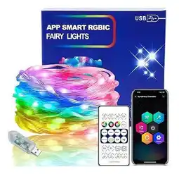 Falabella Tira LED RGB 10 metros con control remoto y conexión USB oferta