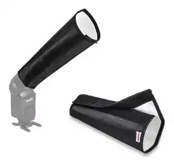 Falabella Difusor Snoot Flash Softbox Tela Plegable Canon Nikon oferta